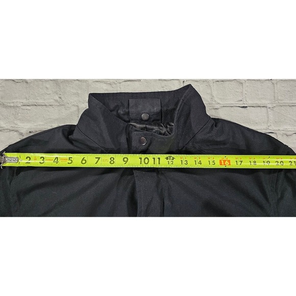Murphy & Hartelius Uniforms Pilot Oeko-Tex Black Trench Coat MENS SIZE LARGE - Picture 11 of 13